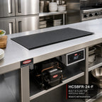 Thumbnail image #2 for Hatco HCSBFR-24-F Built-In Flush-Top Hot/Cold Shelf, 24-Inch, Remote Refrigeration, Electronic Controls, Hardcoat Aluminum