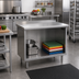 Thumbnail image #2 for Eagle Spec-Master Open Front Stainless Steel Work Table Cabinet Base, 48 x 24 Inches