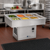 Thumbnail image #2 for Atlas Metal WCMD-C-6 Self-Contained Refrigerated 6-Pan Cold Food Drop-In Well