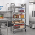 Thumbnail image #2 for Cambro Camshelving Elements XTRA High Density Top Rail 5-Tier Mobile Starter Shelving Unit, 21 x 54 x 80 Inches