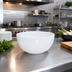 Thumbnail image #2 for Alpine White 24 oz Round Ceramic Rice Bowl