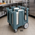 Thumbnail image #3 for Cambro Non-Adjustable Poker Chip Dish Caddy Cart, 4-Column, 12-1/4