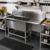 Thumbnail image #2 for John Boos Pro-Bowl 2-Compartment Stainless Steel Sink with Right Drainboard, 54-3/16