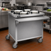 Thumbnail image #2 for Director's Choice Mobile Heated Dish Dispenser with Four 9-1/8 Inch Plate Tubes