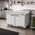Thumbnail image #2 for Turbo Air PRO Series 48-1/4-Inch 2-Section Worktop Refrigerator with Front Breathing Airflow and Self-Cleaning Condenser