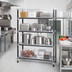 Thumbnail image #2 for Cambro Camshelving Elements XTRA 4-Shelf Solid High Density Top Rail Stationary Starter Unit, 21