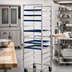 Thumbnail image #2 for New Age Mobile Full-Height End-Loading Aluminum Bun Pan Rack for 12 Full-Size Pans