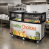 Thumbnail image #2 for Cambro 75-Inch Vending Cart with Safety Barrier, Open Well, 5-Pan Capacity