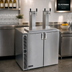 Thumbnail image #2 for Glastender Two-Zone Side-Serviced Bar Profile Draft Wine Dispensing Cooler, 36 Inch Wide, 12 Inch Door Opening