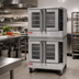 Thumbnail image #2 for Omcan USA 40-Inch Double Deck Natural Gas Commercial Convection Oven with 6 Shelves