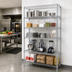 Thumbnail image #2 for EAGLEbrite 5-Tier Add-On Wire Shelving Unit, 72W x 21D x 74H, Zinc Finish