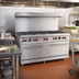 Thumbnail image #2 for Vulcan SX Series 60-Inch Natural Gas Restaurant Range with 10 Open Burners and 2 Standard Ovens