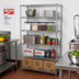 Thumbnail image #2 for Metro Super Erecta 5-Shelf Stationary Starter Wire Shelving Unit, 60W x 18D x 74H, Chrome Plated