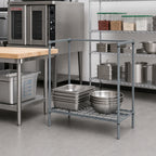 Thumbnail image #2 for Quantum 242434DGY Modular Wire Dunnage Rack, 24"W x 24"D x 34"H, Gray Epoxy Antimicrobial Finish