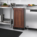 Thumbnail image #3 for Summit Commercial SCFF1533BIF Undercounter Panel-Ready Frost-Free All-Freezer, 2.4 Cu. Ft., Black, 14.75-Inch Wide