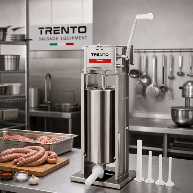 Product image #2 for Trento 15 kg Manual Vertical Sausage Stuffer with 2-Speed Vertical & Horizontal Gear Drive