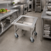 Thumbnail image #2 for Mobile Soak Sink with 20 x 20 x 8-Inch Bowl, 304 Stainless Steel