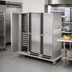 Thumbnail image #2 for Carter-Hoffmann PH1250 Mobile Heated Holding Cabinet for Food Transport, 3-Door, 50 Pan Capacity