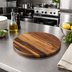 Thumbnail image #2 for Naturals Round Acacia Melamine Serving Board, 13-1/2 Inch Diameter