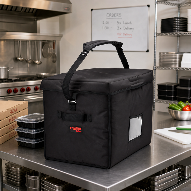 Product image #2 for Cambro GoBag Stadium Insulated Delivery Bag, 21 x 15 x 17 Inches, Black