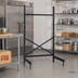 Thumbnail image #2 for Metro SmartLever 72-Inch Wide Cantilevered Starter Shelving Base Kit, 76-3/8-Inch High for 72 x 30 Shelves
