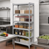 Thumbnail image #3 for Cambro Camshelving Premium 5-Shelf Solid Shelf Kit, 24 x 30 Inches, Speckled Gray