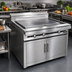 Thumbnail image #2 for Titan 60-Inch Heavy-Duty Gas Plancha Top Range with Cabinet Base and 5/8-Inch Steel Plate