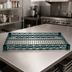 Thumbnail image #3 for Advance Tabco Special Value Heavy Duty Wire Shelf, 60 x 24 Inches, Green Epoxy Coated