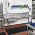 Thumbnail image #2 for Advance Tabco Straight Soil Right Dishtable with Pre-Rinse Sink, 107 Inch Wide, 16 Gauge 304 Stainless Steel