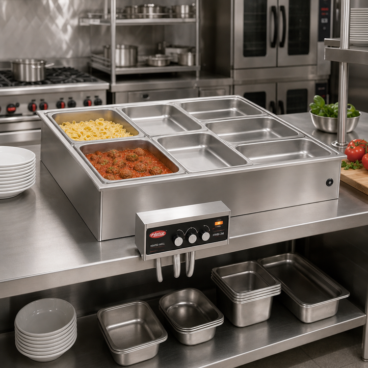 Product image #2 for Hatco HWBI-2M Drop-In Modular/Ganged Heated Well, 2 Full-Size Pan Capacity