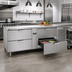 Thumbnail image #2 for La Rosa Refrigeration 3076-SR 76-Inch Self-Contained Refrigerated Equipment Stand with 4 Drawers