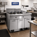 Thumbnail image #2 for Imperial Electric Floor Fryer with 5 Tanks, 50 lb. Capacity Each, and Built-In Filter System