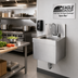 Thumbnail image #2 for Eagle Group Spec-Bar Wall-Mounted Stainless Steel Hand Sink with Gooseneck Faucet, 14