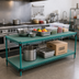 Thumbnail image #2 for Eagle QuadPlus Solid Polymer Shelf Mat with Wire QuadTruss Frame, 72 x 24 Inches, Green