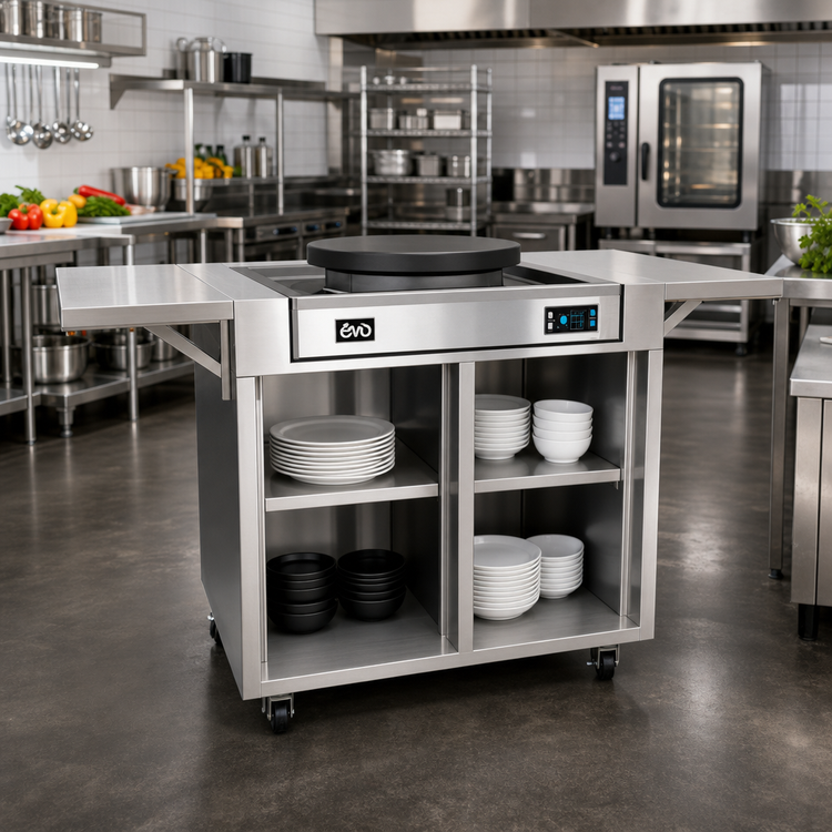 Product image #2 for Evo Centric 20E Stainless Steel Display Service Cart