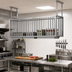 Thumbnail image #2 for John Boos Ceiling-Mount Aluminum Meat Boat Rack, 72-Inch W x 20-Inch D