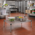 Thumbnail image #2 for Eagle Group PF2430-C 30 x 24 x 14 Inch Chrome QuadTruss® Wire Dunnage Platform, 600 lb Capacity