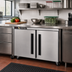 Thumbnail image #2 for Traulsen Centerline Compact Two-Section Work Top Undercounter Freezer, 36 Inch, Solid Doors