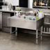 Thumbnail image #2 for Advance Tabco Underbar Basics™ 36 Inch 16-Inch Deep Stainless Steel Cocktail Ice Bin with 10-Circuit Cold Plate