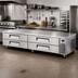 Thumbnail image #2 for Turbo Air Super Deluxe 96-3/8-Inch Wide 4-Drawer Chef Base Refrigerator