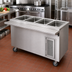 Thumbnail image #2 for Randell Custom & Serving Mobile Modular Electric Hot Food Table with Enclosed Cabinet Base, 4 12