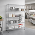 Thumbnail image #2 for Redi-Pak 4-Tier Wire Shelving Unit, 60