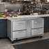 Thumbnail image #2 for Victory VUFD60HC-4 Two-Section 60-Inch Undercounter Freezer with 4 Drawers