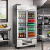 Thumbnail image #3 for Beverage-Air Vista Series Two-Section Bottom-Mount Glass Door Reach-In Refrigerator, 35.08 Cu. Ft.