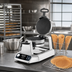 Thumbnail image #2 for Waring Commercial Double Countertop Waffle Cone Maker with Non-Stick Plates