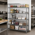 Thumbnail image #2 for Valu-Master 5-Tier Add-On Wire Shelving Unit, 72 x 18 x 86 Inches, Pewter Gray Epoxy
