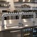 Thumbnail image #2 for Glastender 12-Faucet 3-Column Countertop Pipe Bridge Draft Dispensing Tower, Glycol-Cooled, Stainless Steel