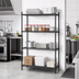 Thumbnail image #2 for Add-A-Shelf 4-Tier Stationary Wire Shelving Starter Unit, 48