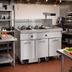 Thumbnail image #2 for Imperial IFSCB575ET Electric Floor Model 5-Tank Fryer with Built-In Filter System, 75 lb. per Tank