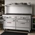Thumbnail image #2 for Southbend Ultimate 60-Inch Gas Restaurant Range with 4 Open Burners, 36-Inch Charbroiler, 2 Cabinets, and Hi-Shelf